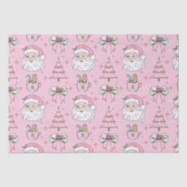 ホットピンクのお父さんクリスマスボウ 薄葉紙