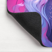 ホットピンクのアニメガールsuccubus小熊リトルデビル マウスパッド (コーナー)