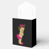 ホットピンクのアフリカ系アメリカ人のベビーガール フェイバーボックス (オープン)