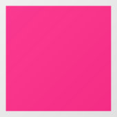 ホットピンクのウェディング | 大胆な無地の招待状 ウィンドウサイン (シート)