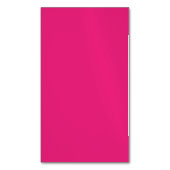 ホットピンクのウェディング | 大胆な無地の招待状 マグネット名刺 (正面縦)