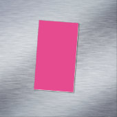 ホットピンクのウェディング | 大胆な無地の招待状 マグネット名刺 (インサイチュ)