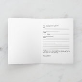 ホットピンクのエンゲージメントパーティー招待状 招待状 (内部)