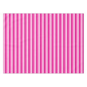 ホットピンクのシャドウストライプ テーブルクロス (正面(横))