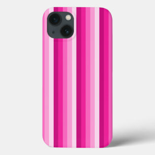 ホットピンクのシャドストライプウのケースメイトiPhoneケース iPhone 13ケース