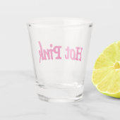 ホットピンクのショットグラス ショットグラス (裏面)