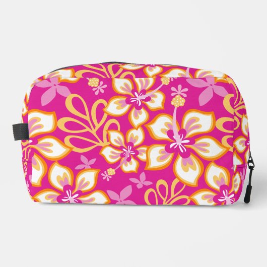 ホットピンクのジャングルサーフパターン ドップキット (正面)