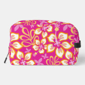 ホットピンクのジャングルサーフパターン ドップキット (裏面)