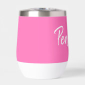 ホットピンクのスクリプパーソナライズされたト (正面)