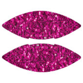 ホットピンクのスパークルフェイクグリッターきらきら光る アメリカンフットボール (パネル)