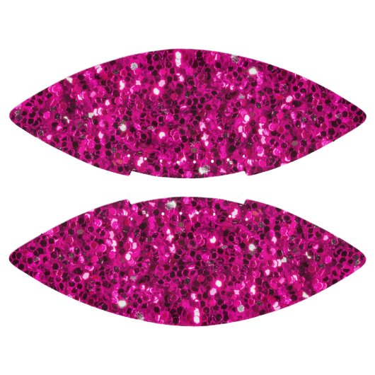 ホットピンクのスパークルフェイクグリッターきらきら光る アメリカンフットボール (パネル)