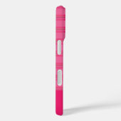 ホットピンクのチェック柄 Case-Mate iPhoneケース (裏面 / 右)