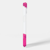 ホットピンクのハートドラゴンの白 Case-Mate iPhoneケース (裏面 / 右)