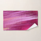 ホットピンクのバスルーム用タオルセット バスタオルセット (ハンドタオル)