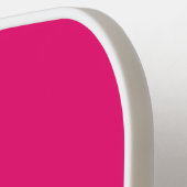 ホットピンクのピックボールパドル ピックルボールラケット (左詳細)