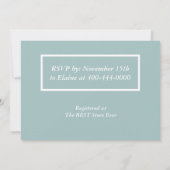 ホットピンクのペコックパーティーイベント招待状 招待状 (裏面)