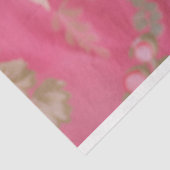 ホットピンクのヴィンテージバードケージハットフローラの分離 薄葉紙 (詳細)