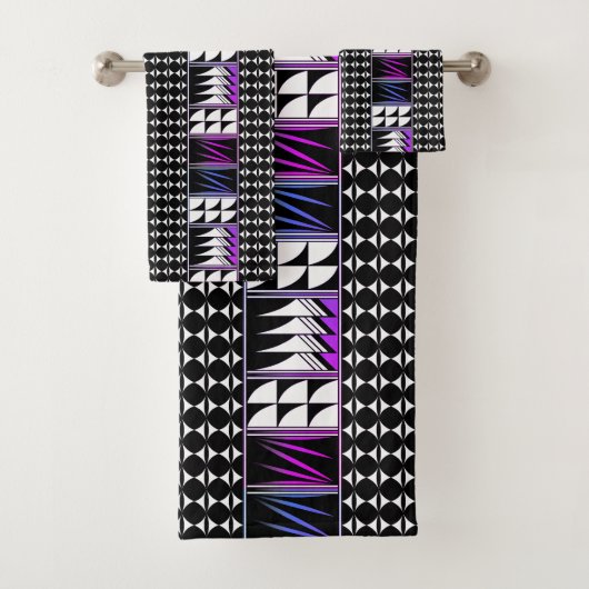 ホットピンクの南西の羽毛恵み バスタオルセット (インサイチュ)