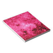 ホットピンクの星 ノートパッド (アングル)