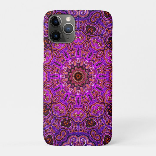 ホットピンクの曼荼羅 Case-Mate iPhoneケース (裏)