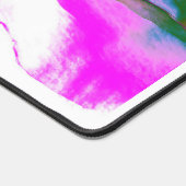 ホットピンクの水色 デスクマット (コーナー)