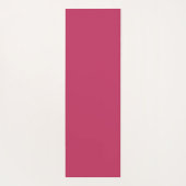 ホットピンクの活字モノグラム ヨガマット (裏面)