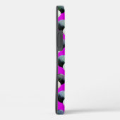 ホットピンクの芝生のボウルのパターン、 Case-Mate iPhoneケース (裏面 / 右)