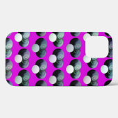 ホットピンクの芝生のボウルのパターン、 Case-Mate iPhoneケース (裏面 (横))