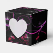 ホットピンクの花 フェイバーボックス (正面サイド)