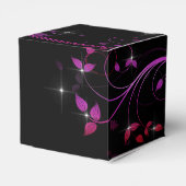 ホットピンクの花 フェイバーボックス (裏面サイド)