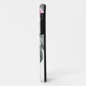 ホットピンクの蘭あなたの名前と熱帯フローラ Case-Mate iPhoneケース (裏面/左)