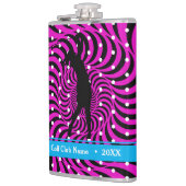 ホットピンクのOpti-Dot "バーディジュース"ボトルフラスコ フラスク (左)