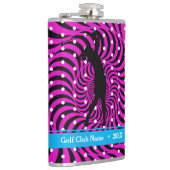 ホットピンクのOpti-Dot "バーディジュース"ボトルフラスコ フラスク (右)