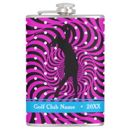 ホットピンクのOpti-Dot "バーディジュース"ボトルフラスコ フラスク