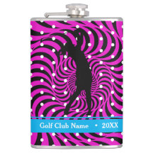 ホットピンクのOpti-Dot "バーディジュース"ボトルフラスコ