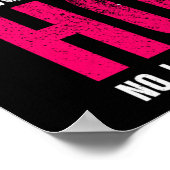 ホットピンクのYes私は馬のような匂い ポスター (角)