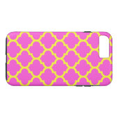 ホットピンクイエローモロッコクローバーパターン#5 Case-Mate iPhoneケース (裏面(横))