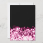 ホットピンクウィンターきらめくカンパニークリスマスパーティー 招待状 (裏面)