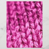 ホットピンクウィーブクローズアップスクラップブック紙 (裏面)
