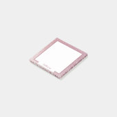 ホットピンクエレガントラベンダーメタリックシャイン ポストイット (アングル)