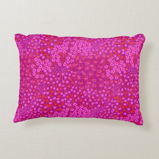 ホットピンクカスタム子供部屋ベビーガール名デコール アクセントクッション (裏面)