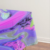 ホットピンクカラフルとパープルボホヒッピーの渦巻き テーブルクロス (インサイチュ)