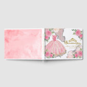 ホットピンクガウンフローラキンセアニェラゲストブック ゲストブック (全面)