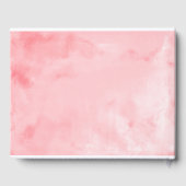 ホットピンクガウンフローラキンセアニェラゲストブック ゲストブック (裏面)