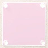 ホットピンクガラスコースター ガラスコースター (裏面)