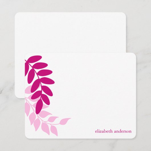 ホットピンクガーデン葉ズ (正面/裏面)