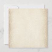 ホットピンクガーベラデイジー素朴結婚式招待状 招待状 (裏面)