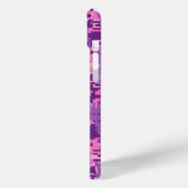 ホットピンクガーリーデジタル迷彩柄 Case-Mate iPhoneケース (裏面 / 左)