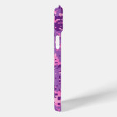 ホットピンクガーリーデジタル迷彩柄 Case-Mate iPhoneケース (裏面 / 右)