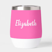 ホットピンクガールの週末の台本パーソナライズされた (背面)